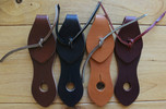 Colors Choices from Left to Right: Brown, Black, Honey Harness and Burgundy Latigo.