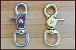 Nickel and Brass Scissor Snaps