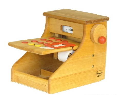 Drewart Wooden Cash Register Wooden Toys Waldorf Toys Ava's