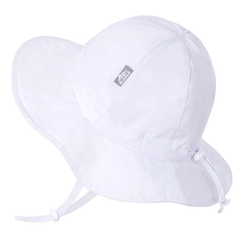 Jan Jul Floppy Cotton Sun Hat White
