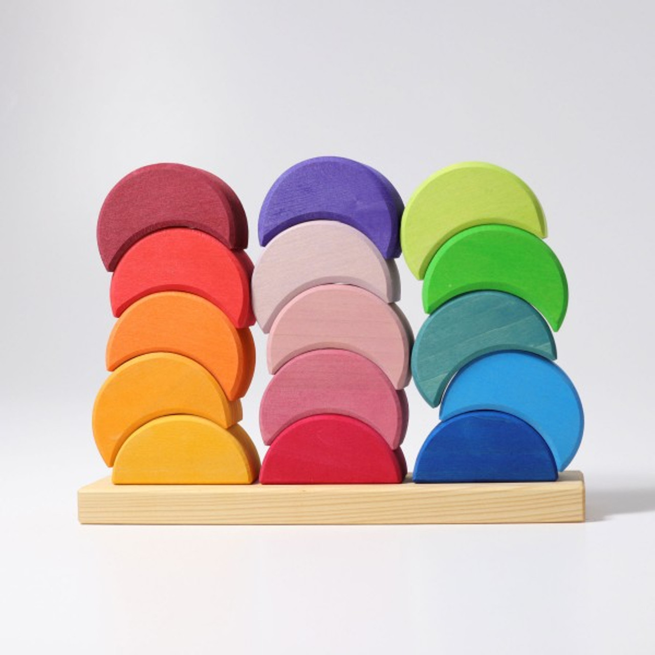 Grimm's Piling Moon Houses - Grimm's Toys - Wooden Toys