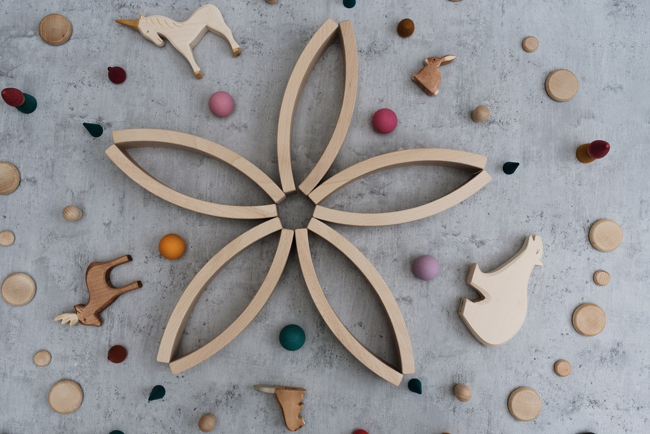 Abel Wooden Block Set Natural - Waldorf Toys - Wooden Toys - Ava's