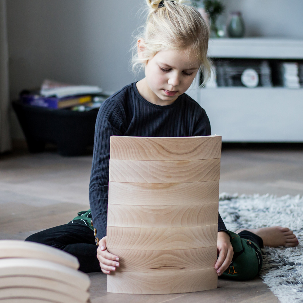 Abel Wooden Block Set Natural - Waldorf Toys - Wooden Toys - Ava's
