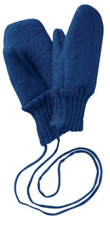  Disana Boiled Wool Gloves Navy