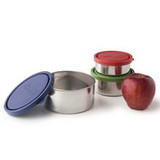 Kids Konserve Stainless Steel Lunch Containers, Nesting Trio