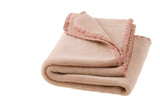 Disana Merino Wool Baby Blanket - Melange Rose/Natural