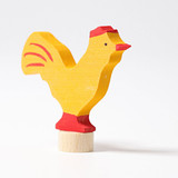 Yellow Rooster - Grimm's Birthday Ring Decoration
