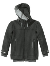 Boiled Wool Outdoor Jacket Anthracite