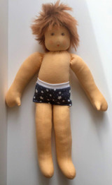 Nanchen Dressable Doll Moritz (light skin, brown hair)