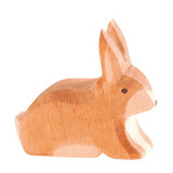 Ostheimer Wooden Spotted Rabbit Brown Sitting