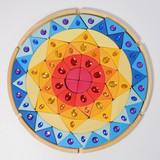 Grimm's Large Sparkling Sun Mandala Puzzle (43084)