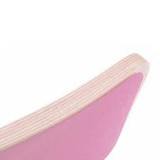 Wobbel Board Original Transparent Lacquer with Powdery Pink Felt