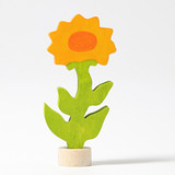 Handcoloured Calendula - Grimm's Birthday Ring Decoration