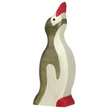 Holztiger Small Penguin Head Raised 