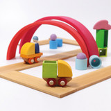 Grimm's Building Set Wooden Train - 17pcs