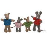 Papoose Mouse Family - Set of 4 