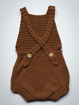 The Knit Romper - Rust