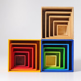 Grimm's Set of Small Boxes - Red/Yellow 