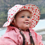 Jan & Jul Floppy Cotton Sun Hat - Strawberry