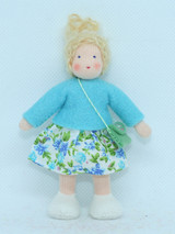 Waldorf Dollhouse Doll - Girl with Blond Hair