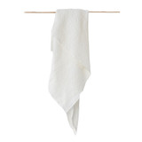 MagicLinen Waffle Bath Towel - White