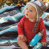 Pura Kiki Baby Bottle 11oz - Aqua Sleeve