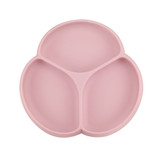 Silicone Suction Plate in Dusty Rose
