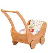 Glueckskaefer Wooden Doll Pram