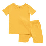 Kyte Baby Bamboo Short Sleeve Toddler Pajamas in Pineapple