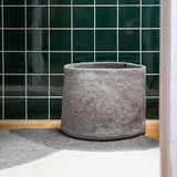 Calabash Plain Felt Basket - Light Stone 