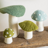 Wool Felt Dotty Mushrooms