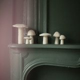 Wool Felt Dotty Mushrooms - Natural