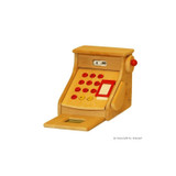  Wooden Cash Register with Credit Card Pad