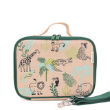 So Young Raw Linen Lunch Box - Safari Friends