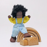 Grimm's Dollhouse Doll - Boy with Black Hair