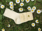 Lana Bambini Undyed Organic Cotton Babies Socks - Lucia (Ecru)