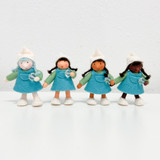 Blue Winter Crystal Dwarf Girl - Flower Children