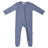 Kyte Baby Bamboo Zippered Footie in Slate