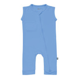 Kyte Baby Zippered Bamboo Sleeveless Romper in Periwinkle
