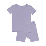 Kyte Baby Bamboo Short Sleeve Toddler Pajamas in Taro