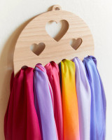 Wooden Playsilk Display - Heart