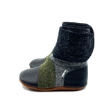 Nooks Wool Booties - Kelp 