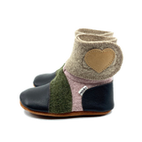 Nooks Wool Booties - Peony (peony)