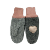 Nooks Wool Mittens - Moonstone