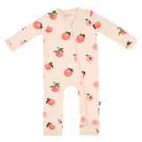 Kyte Baby Bamboo Zippered Romper in Peach