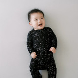 Kyte Baby Bamboo Zippered Footie in Midnight Constellation