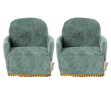 Maileg Mouse Chair Green - Set of 2 