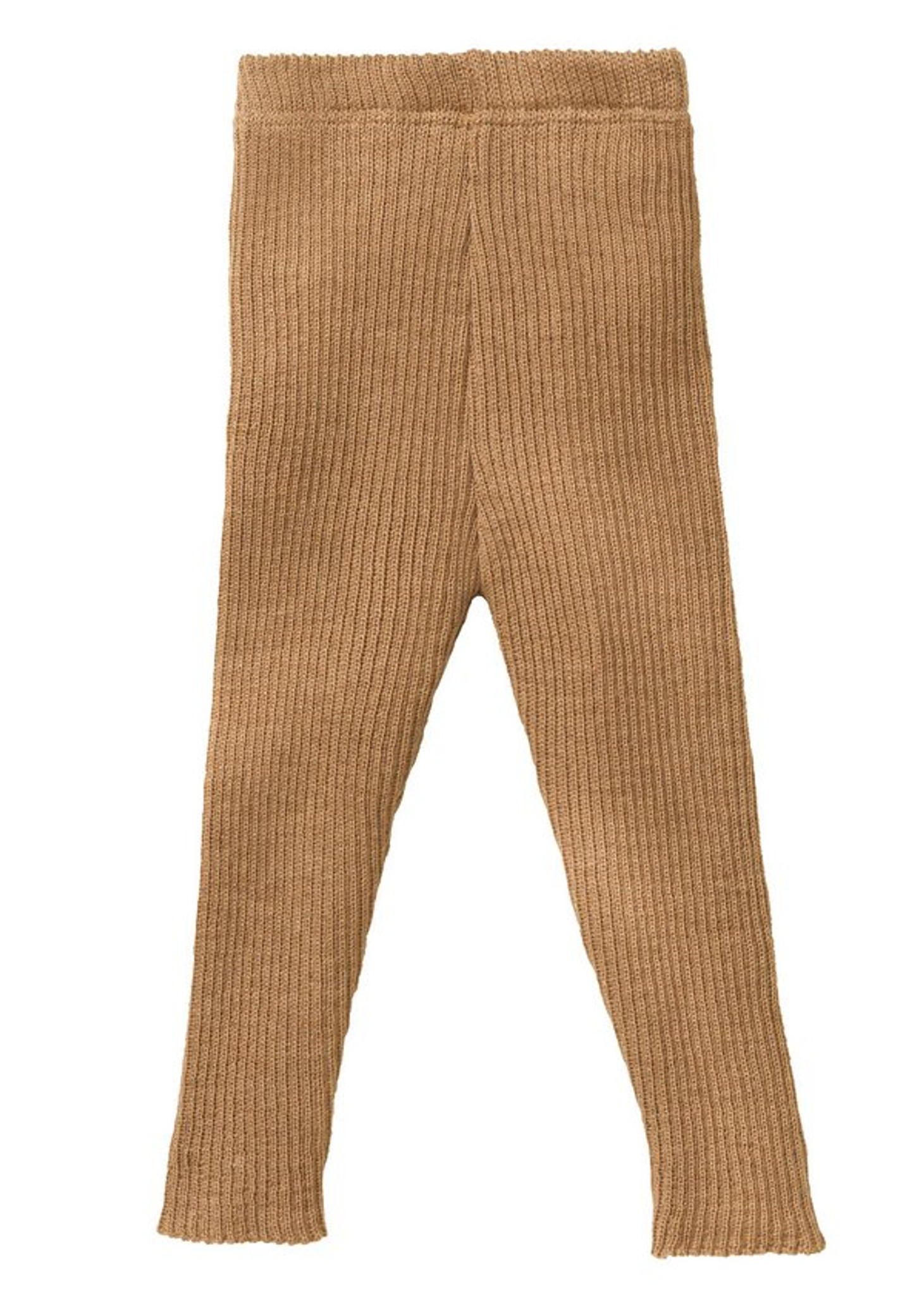 Brown wool leggings girl knit leggings organic eco friendly 100