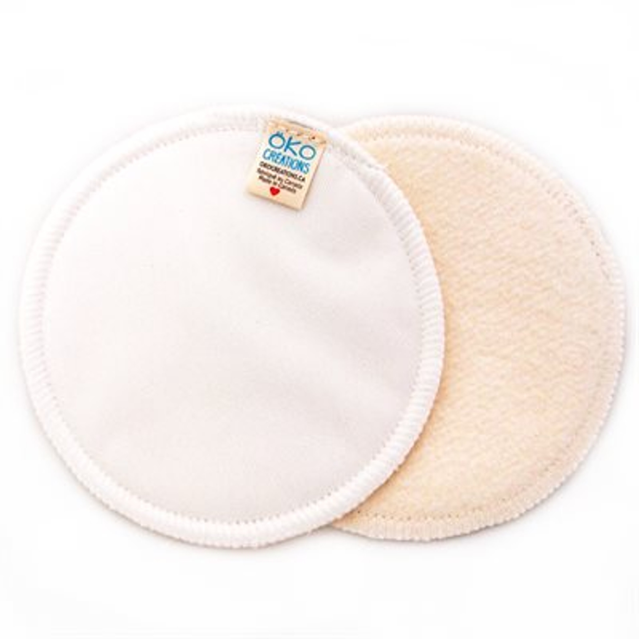 Oko Creations Hemp Organic Cotton Breast Pads With Waterproof Layer - Reusable  Breast Pads - Ava's Appletree