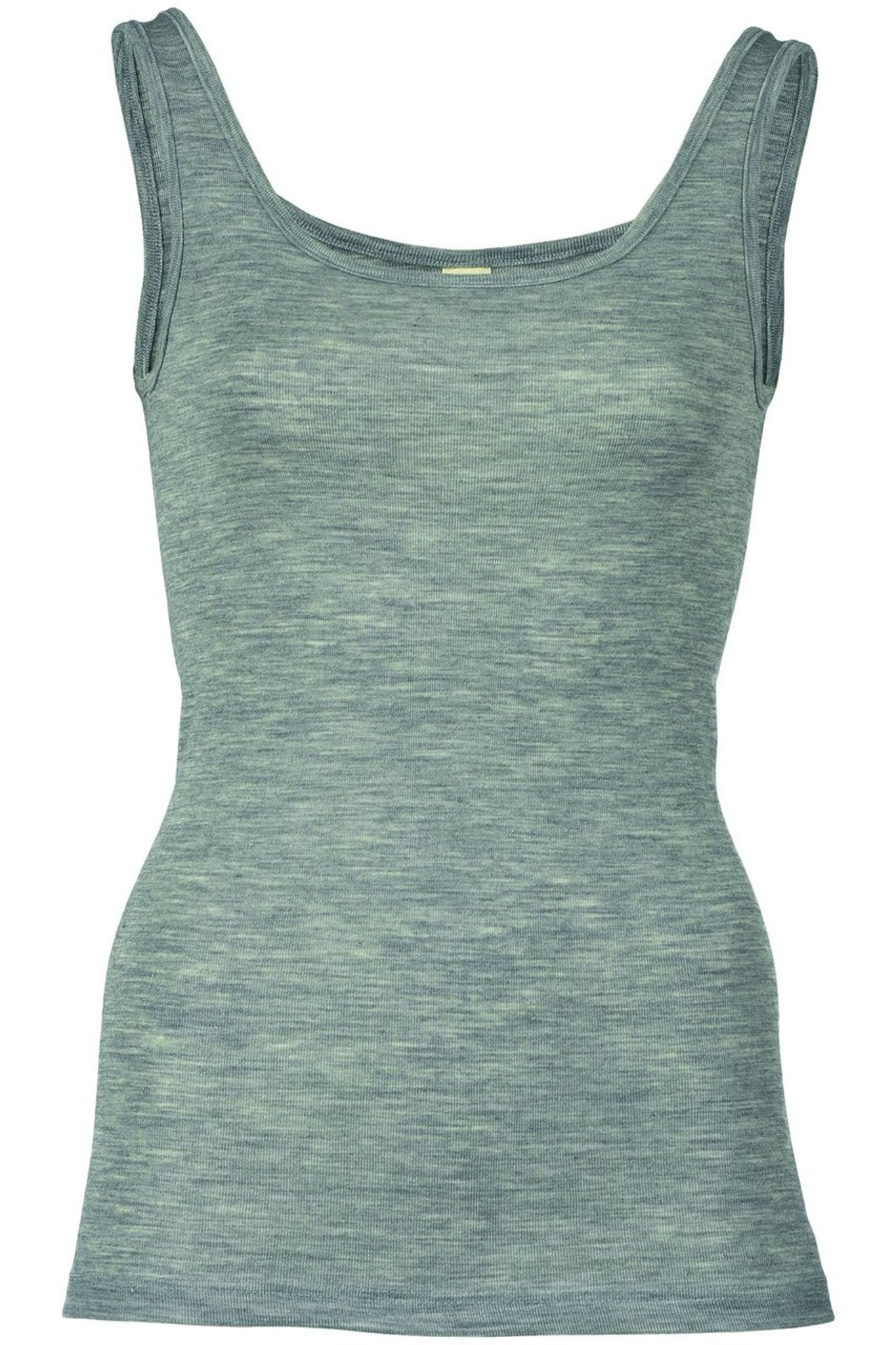 Engel Merino Wool/Silk Adult Tank Top - Grey - Merino Wool Clothes